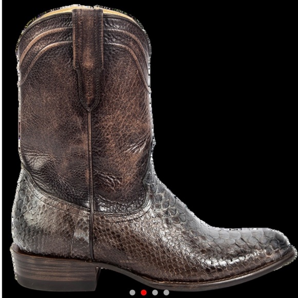 Freebird Alamo Black Python Men's - Picture 2 of 9